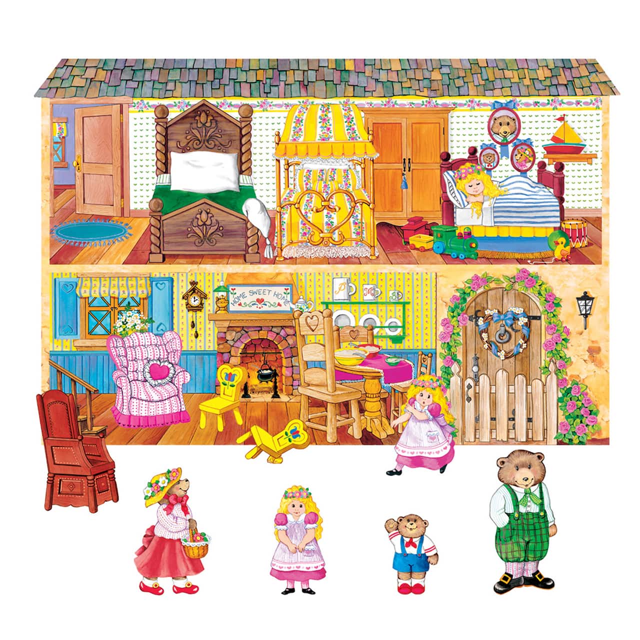 Goldilocks &#x26; The Three Bears Flannel Board Set